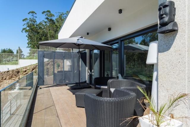 Veiga Da Fraga Apartment Poio Bagian luar foto