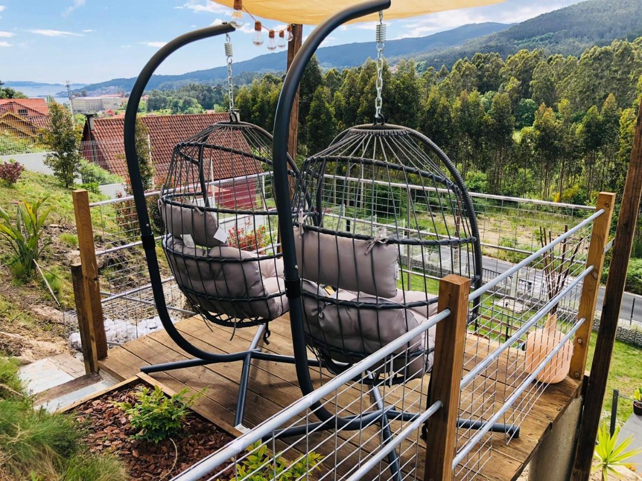 Veiga Da Fraga Apartment Poio Bagian luar foto